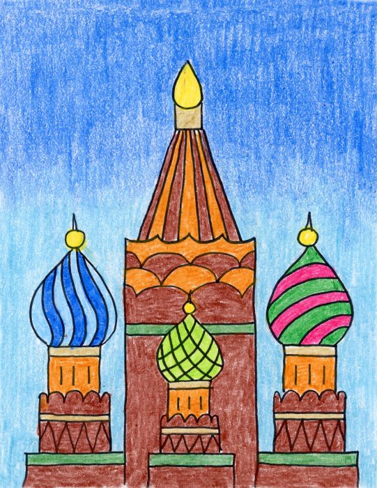 Draw Russian Buildings